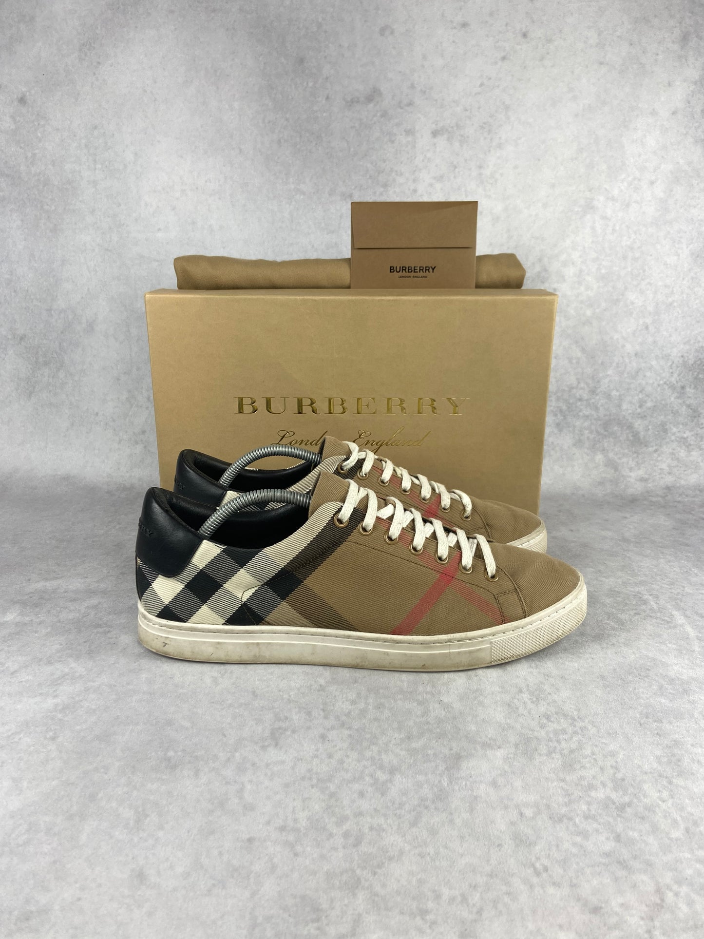 Burberry checked sneaker