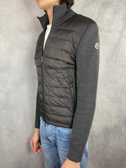 Moncler padded wool cardigan jacket