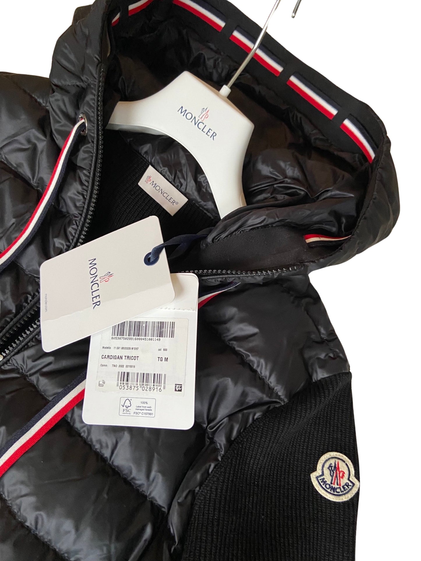 Moncler down cardigan jacket