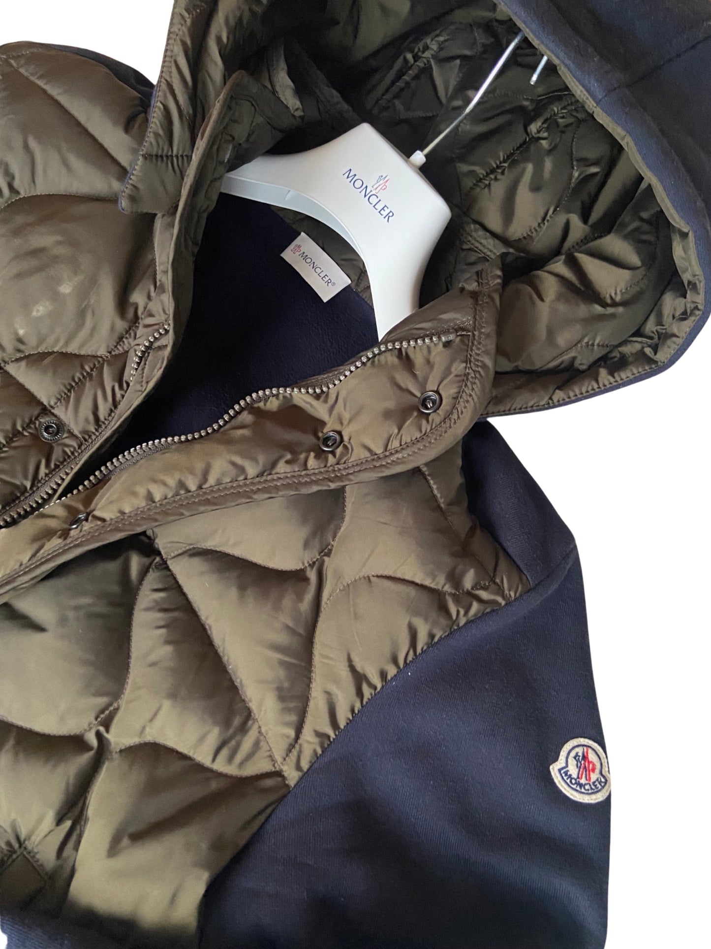 Moncler hooded cardigan jacket