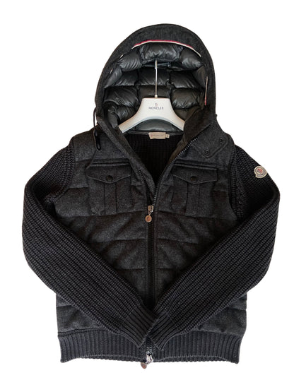 Moncler hooded cardigan jacket